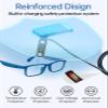 WUNIAK Charging Cable for loangyunfone/Fecoul G10Z Smart Glasses with Speaker Bluetooth Glasses, Magnetic USB Charging Cable USB Flexible Charging Cord Cable Accessories for loangyunfone(2 Pack) view 2
