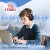 acer Kids Headphones Wired for School - Over-Ear 85/94dB Volume Limiter, 3.5mm Jack Foldable Stereo Sound Headset for Toddlers Girls Boys Travel Learning Entertainment Tablet Kindle iPad PC Black Red view 4