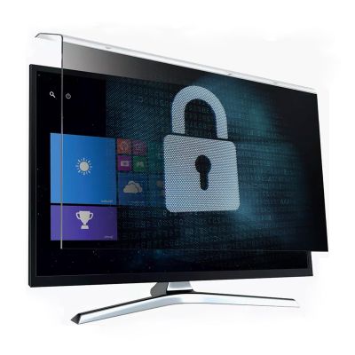 JC JCSKY 18-32Inch Hanging Privacy Screen Filter for Monitors 30 Anti-Peep, Reduces Glare & Blue Light, No Adhesives, No Hassle, Perfect for Public Spaces,32in730x440mm