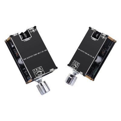 2Pack ZK-1001B Bluetooth Amplifier Board, 100W Mono AMP TWS Mini Audio Power Amplifier Module with Box Matching for Home Speaker System, Bluetooth/AUX/USB Input, APP Control DC 7-24V