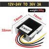 12V24V to 36V DC to DC Boost Converter Step Up Power Inventer Stabilizer Voltage Regulator Module Waterproof(3A Aluminum L,12V-36V) view 2
