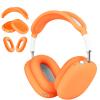 3 in 1 Silicone Case Cover for AirPods Max Headphones, Anti-Scratch Ear Pad/Ear Cups/Headband for AirPod Max, Accessories Silicone Protector for Apple AirPods Max (Orange) view 1