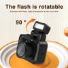 Mini Retro Video Camera Digital, Mini Keychain Camera with Sd Card, Portable Tiny Nostalgic Digital Camera, 1080p Hd with Led Flash Light (Black 128GB) view 3