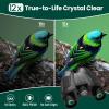 12x30 Compact Binoculars for Adults, High Power Lightweight Small Binoculars with Phone Adapter for Cruise Ship Hiking Bird Watching Sports Safari Viewing Football Sports Concert view 4