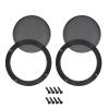 Car Speaker Grill Covers, 6.5" Subwoofer Grill Protective Case with Mounting Screws, 2Pcs view 1