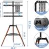 Arm Monitor, 32-65 inch LCD TV Floor Support Universal Simple Standing Hanger Living Room Bedroom Art Gallery Monitor Arm Stand Adjustable view 2