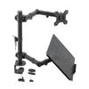 Arm Monitor, Dual Monitor Stand for Laptop, Double Screen Display Desk Mount Arm for Two Monitors, Adjustable Mechanical Arm for Notebook, Elevating and Floating Screen Bracket Monitor Arm Stand Adjus view 1