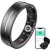 Smart Ring Ultra Narrow Sleep Heart Rate Monitor Ring Blood Pressure Health Fitness Tracker Step Counter Calories Waterproof Remote Camera Smart Rings for Men Women Anillo Inteligente view 1
