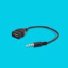10pcs USB to 3.5mm U disk connected to 12V Car CD player aux car audio cable view 1