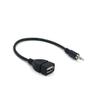10pcs USB to 3.5mm U disk connected to 12V Car CD player aux car audio cable view 2