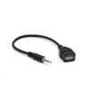 10pcs USB to 3.5mm U disk connected to 12V Car CD player aux car audio cable view 3