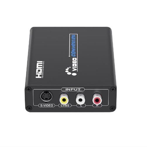 HDMI To 3RCA AV CVBS Composite S-Video R/L Audio Video Converter Adapter 1080P E