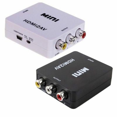 1080P Composite HDMI to RCA Audio Video AV CVBS Converter Adapter For HDTV New