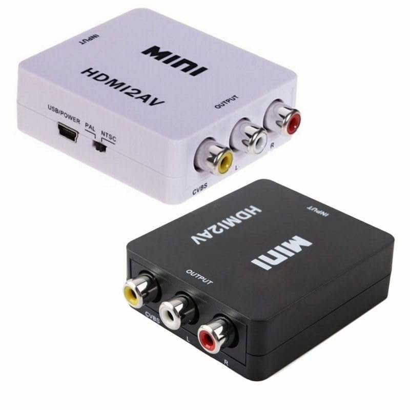 1080P Composite HDMI to RCA Audio Video AV CVBS Converter Adapter For HDTV New