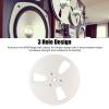 1/4 7 Inch Empty Reel for TAPE, Universal 3 Holes Aluminum Alloy Opening Machine Part Takeup Reel (Silver) view 3