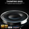 1Mii Y8+ Hybrid Active Noise Cancelling Headphones, 100H Playtime, Bluetooth 6.0 Over Ear LDAC Wireless Hi-Res Audio & Deep Bass, Comfortable for Travel Airplane Home Office, Custom EQ via APP, Black view 2