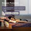 Sunrise Alarm Clock for Heavy Sleepers, Wake Up Light with Sunrise/Sunset Simulation, Dual Alarms & Natural Sounds, Snooze & Sleep Aid, FM Radio, 7 Colors Night Light for Bedroom, Ideal for Gift view 3