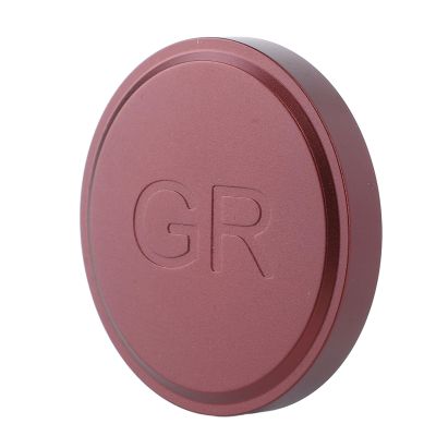 Aluminium Alloy Lens Cover for GR2 GR3 GR3X, Aluminum Lens Cover Protector, with Soft Cotton Interior (Wine Red)
