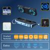 14-in-1 Docking Station for Steam Deck, ROG Ally X & Legion Go, Dual Cooling Fan USB C Docking Station with HDMI 4K 60Hz, 1000Mbps, 4*USB 3.0, USB C 100W PD, SD TF Slot view 3
