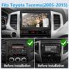 Junsun 5G WiFi 64GB ROM Car Radio for Toyota Tacoma 2005-2015 Support JBL Sound System,Wireless CarPlay/Android Auto,9" HD IPS Display Support Rearview GPS DSP RDS,Upgrade BT 5.0 AM/FM view 2