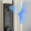 PNAWLLCF Fingerprint Lock, Visible Active Intercom Password, Home Anti-Theft Smart Door Lock view 3