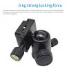 WEISUYUUS Tabletop Small Tripod 20Inch 360 Degree Aluminum Frame for DSLR Cameras and Phones Stand for Travel Desktop Tripod view 3