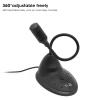 goodstumbler Desktop Capacitive Microphone for Computer Gaming, Live Broadcast, Sound Amplifier, 3.5mm Round Interface, Plug and Play, Goose Neck view 2