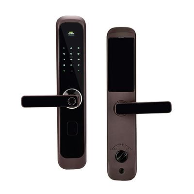 PNAWLLCF 3D Smart Door Lock Fingerprint Card Key Digital Lock Home Door Lock
