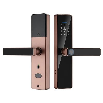 PNAWLLCF Smartlife APP Remote Control Smart Fingerprint Password Lock Keyless Entry Fingerprint Handle Lock for Home