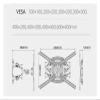 ADPVRLUQ P5 40"-65" 6 Arm VESA400X400 200X200 Retractable Full Motion LCD TV Mount Wall Movable Arm Stand TV Lift Mechanism(P5) view 3