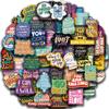 100Pcs Motivational & Inspirational Stickers for Teens Adults, Positive Affirmation & Quote Reward Stickers Encouraging Gift Idea for Students Teachers Employees, Vision Board Supplies view 1