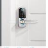 PNAWLLCF Smart Door Lock Electronic Biological Fingerprint APP Remote Control Key Handle Keyless Entry Lock view 3