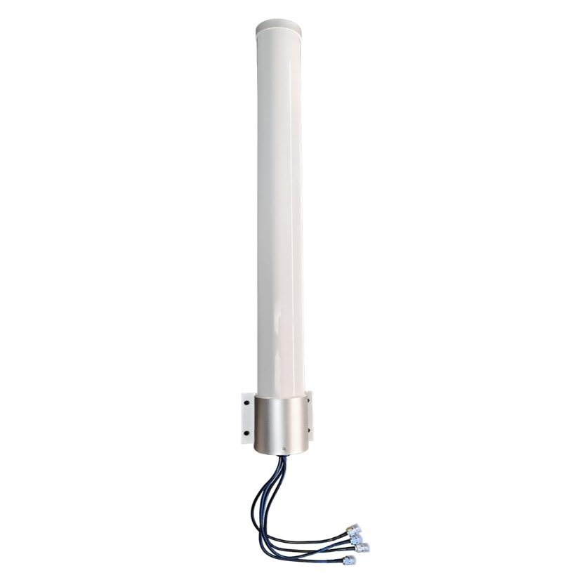AntennaGear M79 Wide Band Omni 4 Lead Antenna | 4G and 5G Compatible Modem, Router, Gateway and Hotspots with 1ft Coax Cables - N Female