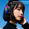 KSNWZ Bluetooth Headphones Over Ear, Foldable Lightweight Headset, HiFi Stereo Surround Sound Quality and 40 Mm Dynamic Nnit, for Home Office Cellphone,Black view 2