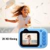 Kids Underwater Camera, 9.8FT Water Proof Camera for Diving Snorkeling, 2K 26MP Dual Lens 10X ZoomChildren Video Camera Pool Toys, Christmas Birthday Gifts (Yellow) (Rose) (Blue) view 4