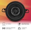 DS18 ZXI-3542 Full-Range 3.5" 2-Way Coaxial Speaker 4 Ohm - Car Audio Speakers Full Range, Easy Installation - Pair view 2