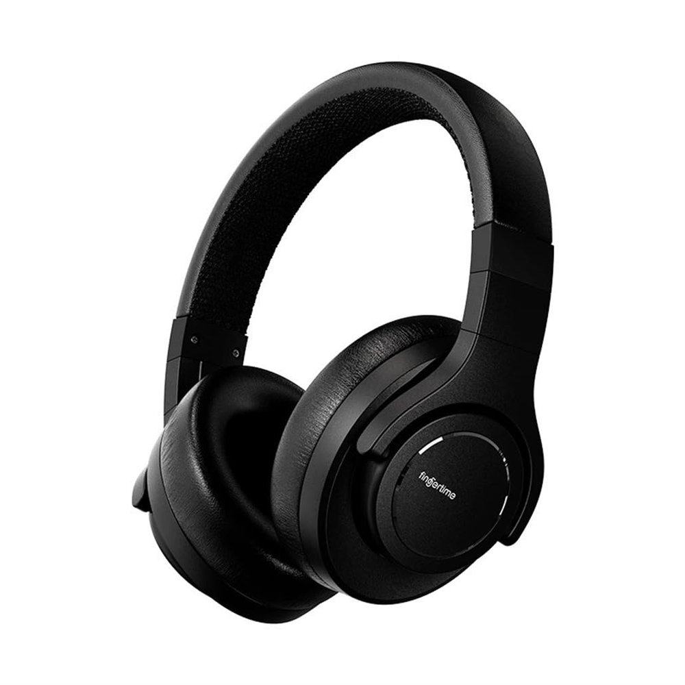 KSNWZ Foldable Lightweight Headset, Wireless Over-Ear Bluetooth, ANC Hybrid Noise Cancellation and 360 Panorama Sound, Bluetooth Headphones Over Ear for Travel,Black