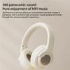 KSNWZ Foldable Lightweight Headset, Wireless Over-Ear Bluetooth, ANC Hybrid Noise Cancellation and 360 Panorama Sound, Bluetooth Headphones Over Ear for Travel,Black view 2