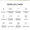 KSNWZ Foldable Lightweight Headset, Wireless Over-Ear Bluetooth, ANC Hybrid Noise Cancellation and 360 Panorama Sound, Bluetooth Headphones Over Ear for Travel,Black view 3