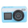 Kids Underwater Camera, IP68 Water Proof Camera for Swimming Snorkeling, 48MP 18X Zoom Digital Camera Dual Screen, for Students, Underwater Enthusiasts, with 32GB Card (Rose) (Blue) view 4