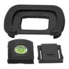Camera Viewfinder Eye Cup Set with Cold Shoe Cover and Horizon for K5IIS K5II K30 K50 K5 K7 KS Cameras, Protects Optical Viewfinder and Ensures Shots view 1