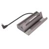 6 in 1 USB C Docking Station for Steam Deck, 4K at 60Hz Output, 100W Fast Charging, Gigabit Ethernet, 3X USB3.0 Ports, Aluminum Alloy Gray view 3