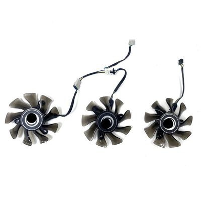 AYYDXRK Cooling 75MM 4pin GA82S2H RTX 2070 2080TI GPU Fan for RTX 2070 2080Ti SG Version Graphics Card Replacement(3pcs)