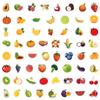 100pcs Fruits Stickers, Cute Fruits Stickers for Kids Boys Girls, Vinyl Waterproof Stickers for Water Bottle Laptop Luggage Helmet Skateboard Snowboard Guitar Scrapbook Phone view 3