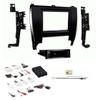 Single/Double DIN Car Stereo Installation Kit Compatible with Toyota Camry 2015, 2016, and 2017 for Factory Amplified Models and Steering Wheel Control view 1