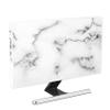 Baocicco Fashion Gray Marble Waterproof 22, 23, 24, 25 Inch Anti-Static Dustproof LCD/LED/HD Abstract Texture Computer Monitor Cover with Creative Design Anti-Static Dustproof Protective view 1