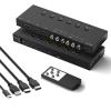 2-in-1 HDMI & AV Switcher  Play PS5 & Retro Games on 1 TV, 3 HDMI 2.0 (4K HDR) + 2 RCA Inputs  Supports Xbox Series X/Switch/Wii/PS2/N64  HDCP 2.2, 3D, 4:3/16:9 Toggle view 1