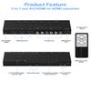 2-in-1 HDMI & AV Switcher  Play PS5 & Retro Games on 1 TV, 3 HDMI 2.0 (4K HDR) + 2 RCA Inputs  Supports Xbox Series X/Switch/Wii/PS2/N64  HDCP 2.2, 3D, 4:3/16:9 Toggle view 3