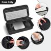 Againmore Case Compatible with Apple 2024 Mac mini M4/ M4 Pro Chip Desktop Computer, Hard Electronics Organizer Fits for Keyboard, Magic Mouse, Charger and Accessories (Box Only)-Black view 3
