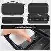 Againmore Case Compatible with Apple 2024 Mac mini M4/ M4 Pro Chip Desktop Computer, Hard Electronics Organizer Fits for Keyboard, Magic Mouse, Charger and Accessories (Box Only)-Black view 4